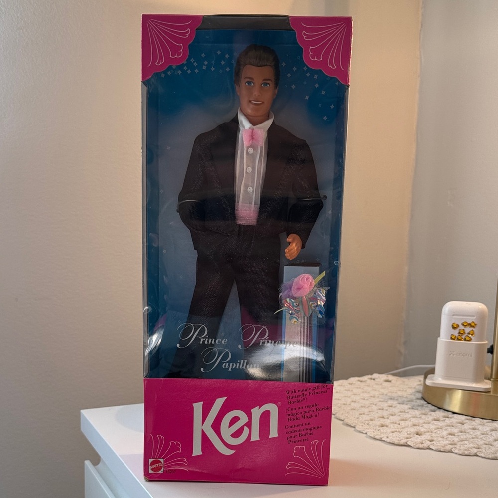 Ken Prince's magical gift for the Butterfly Princess Barbie.